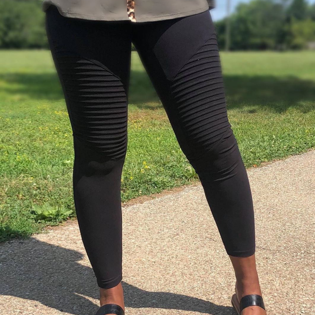 Straight To The Point Ribbed Dressy Yoga Pants – Fashion Hive Boutique
